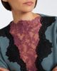 Valentino Valentino Lace-trimmed virgin wool sweater - 3