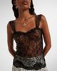 Valentino Valentino Lace sheer top - 5