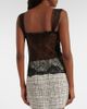 Valentino Valentino Lace sheer top - 6