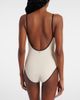 Valentino Valentino Logo printed piquÃ© swimsuit - 3