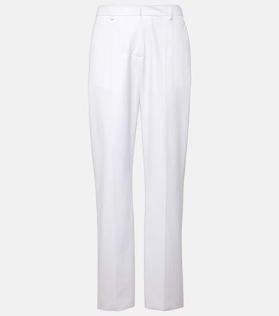 Valentino Valentino Low-rise cotton slim pants