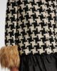 Valentino Valentino Macro faux-fur trimmed wool-blend tweed jacket - 5
