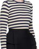 Valentino Valentino Navy & Beige Cotton T-shirt - 2