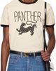Valentino Valentino Off-White Cotton 'Panther' Print T-shirt - 1