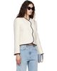 Valentino Valentino Off-White Wool & Silk Crepe Blazer - 2