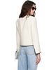 Valentino Valentino Off-White Wool & Silk Crepe Blazer - 3