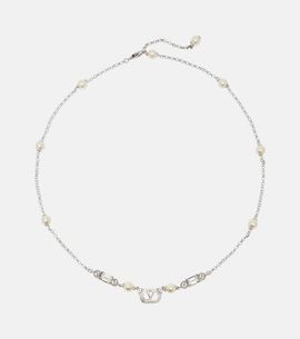 Valentino Valentino Ovalette SwarovskiÂ®-embellished necklace