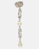 Valentino Valentino Ovalette VLogo SwarovskiÂ®-embellished drop earrings - 2