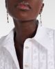 Valentino Valentino Ovalette VLogo SwarovskiÂ®-embellished drop earrings - 6