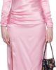 Valentino Valentino Pink Crepe Satin Midi Dress - 1