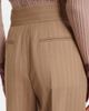 Valentino Valentino Pinstripe pleated wool wide-leg pants - 5