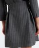 Valentino Valentino Pinstripe virgin wool miniskirt - 4