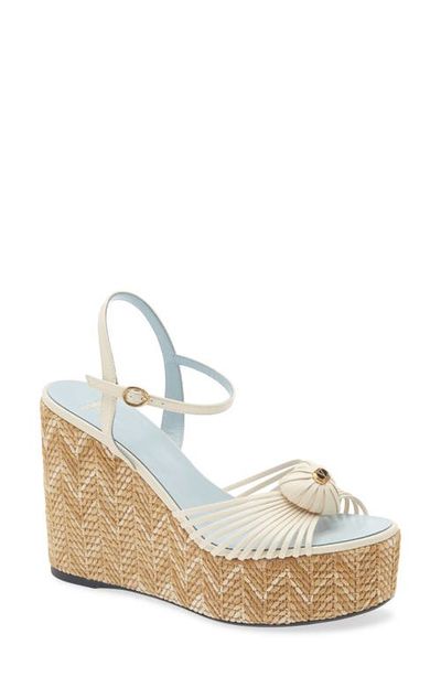Valentino Valentino Platform Wedge Espadrille Sandal