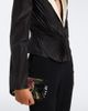 Valentino Valentino Plissé silk taffeta blazer - 4