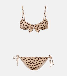 Valentino Valentino Polka-dot bow-detail bikini