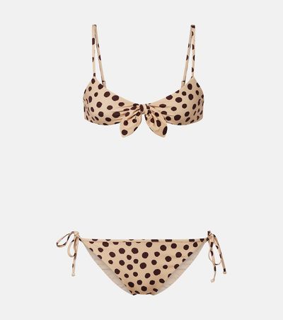 Valentino Valentino Polka-dot bow-detail bikini