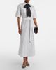 Valentino Valentino Polka-dot cotton poplin midi dress - 2