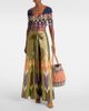 Valentino Valentino Printed silk-blend wide-leg pants - 2