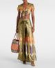 Valentino Valentino Printed silk-blend wide-leg pants - 6