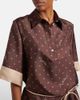 Valentino Valentino Printed silk twill shirt dress - 3