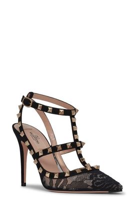 Valentino Valentino Rockstud Ankle Strap Pump