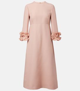 Valentino Valentino Ruffled Crêpe Couture midi dress