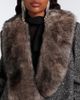 Valentino Valentino Shearling-trimmed wool-blend bouclé blazer - 3