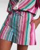 Valentino Valentino Striped cotton poplin shorts - 4
