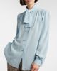 Valentino Valentino Tie-neck silk crêpe de chine shirt - 3