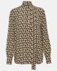 Valentino Valentino Toile Iconographe silk crêpe de chine blouse - 1