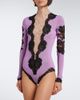 Valentino Valentino Turtleneck lace-trimmed bodysuit - 3