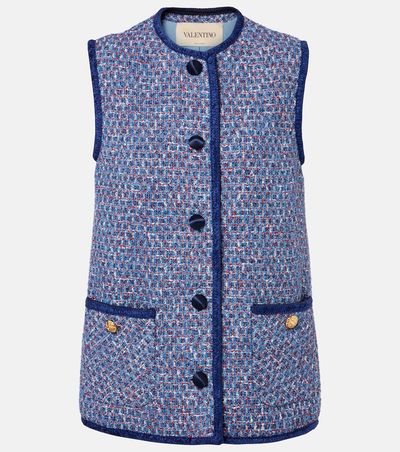 Valentino Valentino Tweed vest