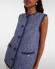 Valentino Valentino Tweed vest - 7