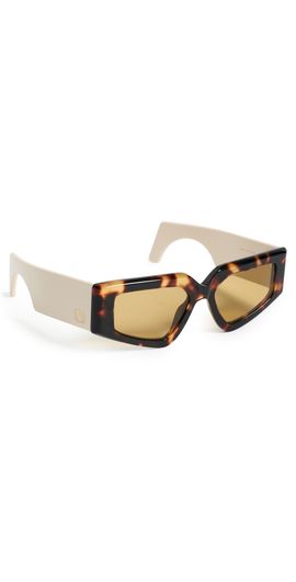 Valentino Valentino Ultra Vintage Sunglasses Havana/Ivory/Brown One