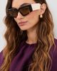 Valentino Valentino Ultra Vintage Sunglasses Havana/Ivory/Brown One - 3