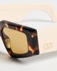 Valentino Valentino Ultra Vintage Sunglasses Havana/Ivory/Brown One - 5