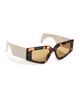 Valentino Valentino Ultra Vintage Sunglasses Havana/Ivory/Brown One - 6