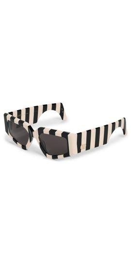 Valentino Valentino Ultra Vintage Sunglasses Ivory-Ivory-Grey One