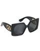 Valentino Valentino Vain Bold Sunglasses Black-Black-Grey One - 1