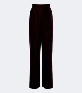 Valentino Valentino Velvet wide-leg pants