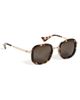 Valentino Valentino VG0062S Sunglasses Havana-Gold-Brown One - 1