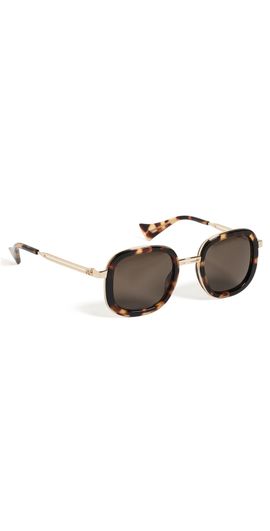 Valentino Valentino VG0062S Sunglasses Havana-Gold-Brown One