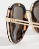 Valentino Valentino VG0062S Sunglasses Havana-Gold-Brown One - 5
