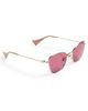 Valentino Valentino VG0063S Sunglasses Gold-Gold-Red One - 1