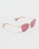 Valentino Valentino VG0063S Sunglasses Gold-Gold-Red One - 4