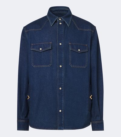 Valentino Valentino VGold denim Western shirt