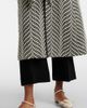 Valentino Valentino VGold shearling-trimmed wool-blend coat - 6