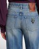 Valentino Valentino VGold wide-leg faded jeans - 5