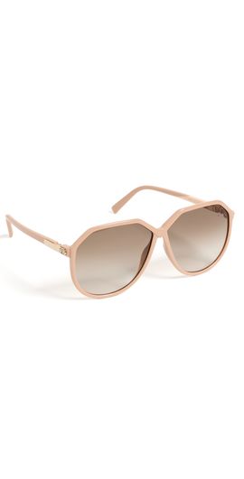 Valentino Valentino Vilouette Sunglasses Nude-Nude-Brown One