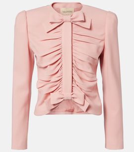 Valentino Valentino Virgin wool crêpe jacket